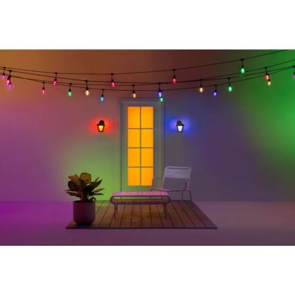 WiZ - LED RGBW vanjsko zidno svjetlo s prigušivanjem LED/9,5W/230V 2700-5000K IP44 Wi-Fi