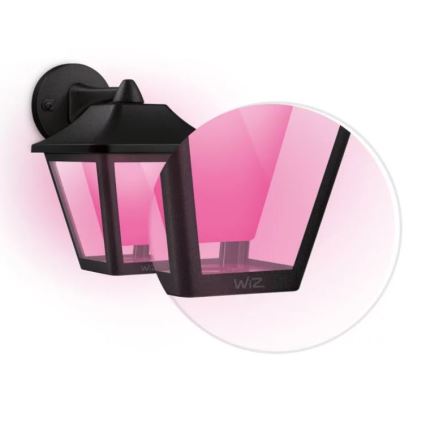 WiZ - LED RGBW vanjsko zidno svjetlo s prigušivanjem LED/9,5W/230V 2700-5000K IP44 Wi-Fi