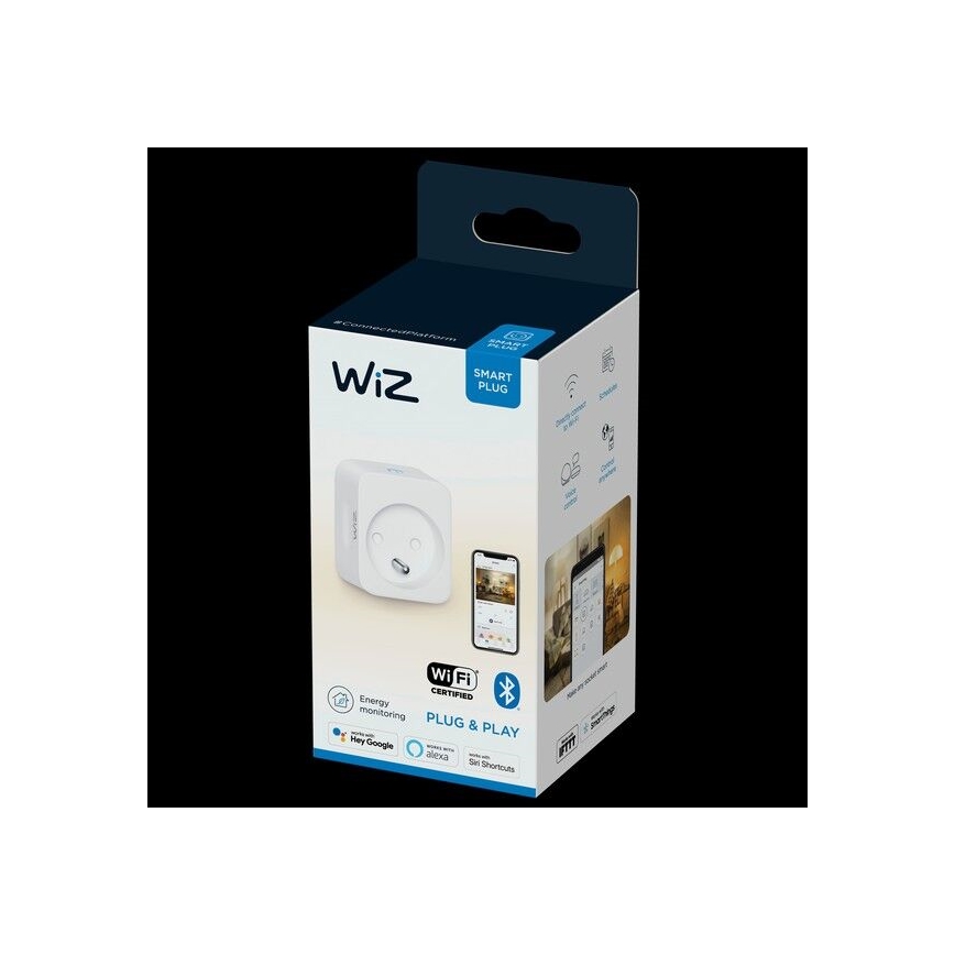 WiZ - Pametna utičnica E 2300W + power meter Wi-Fi