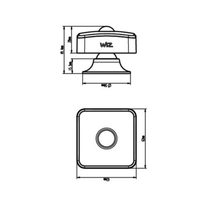 WiZ - Senzor pokreta 1xLR6 Wi-Fi