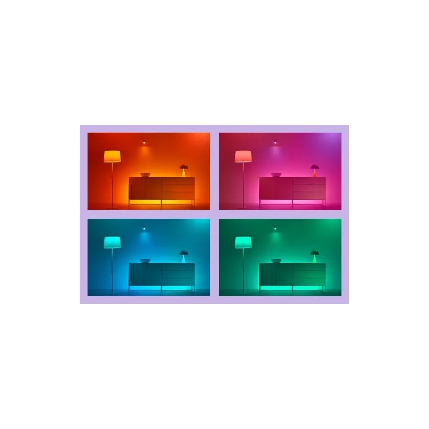 WiZ - SET 2x LED RGBIC prigušiva svjetiljka GRADIENT LED/8,2W/230V 2700-6500K Wi-Fi