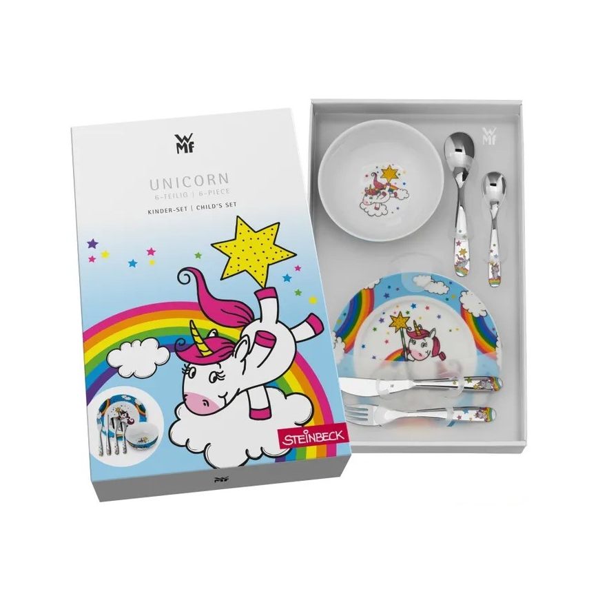 WMF - 6-dijelni dječji set posuđa UNICORN