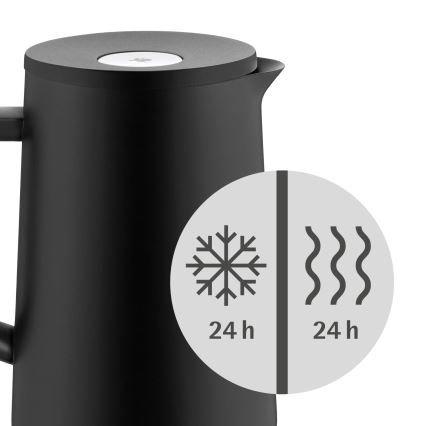 WMF - IMPULSE termos bokal, crni, 1 l