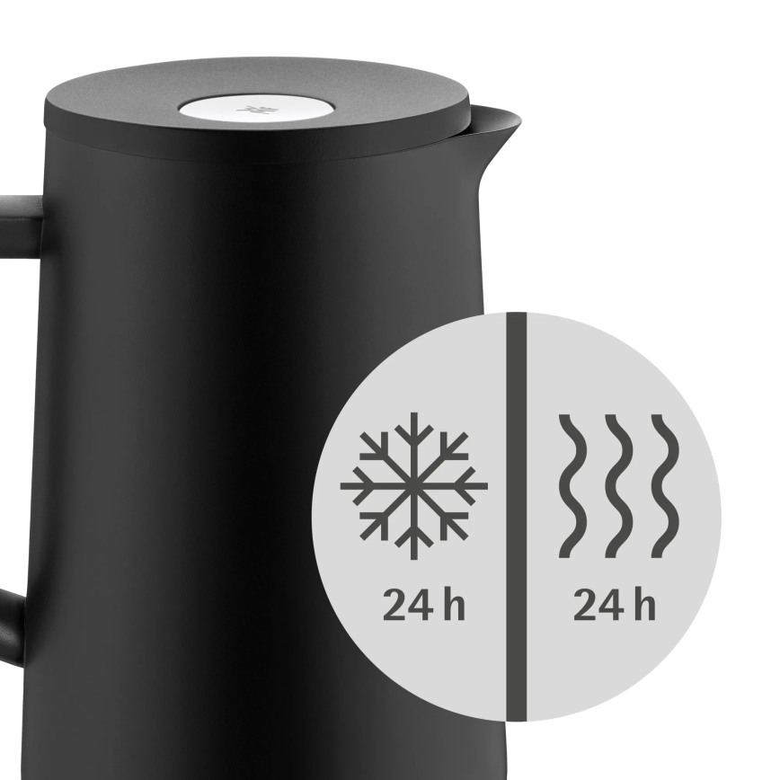 WMF - IMPULSE termos bokal, crni, 1 l
