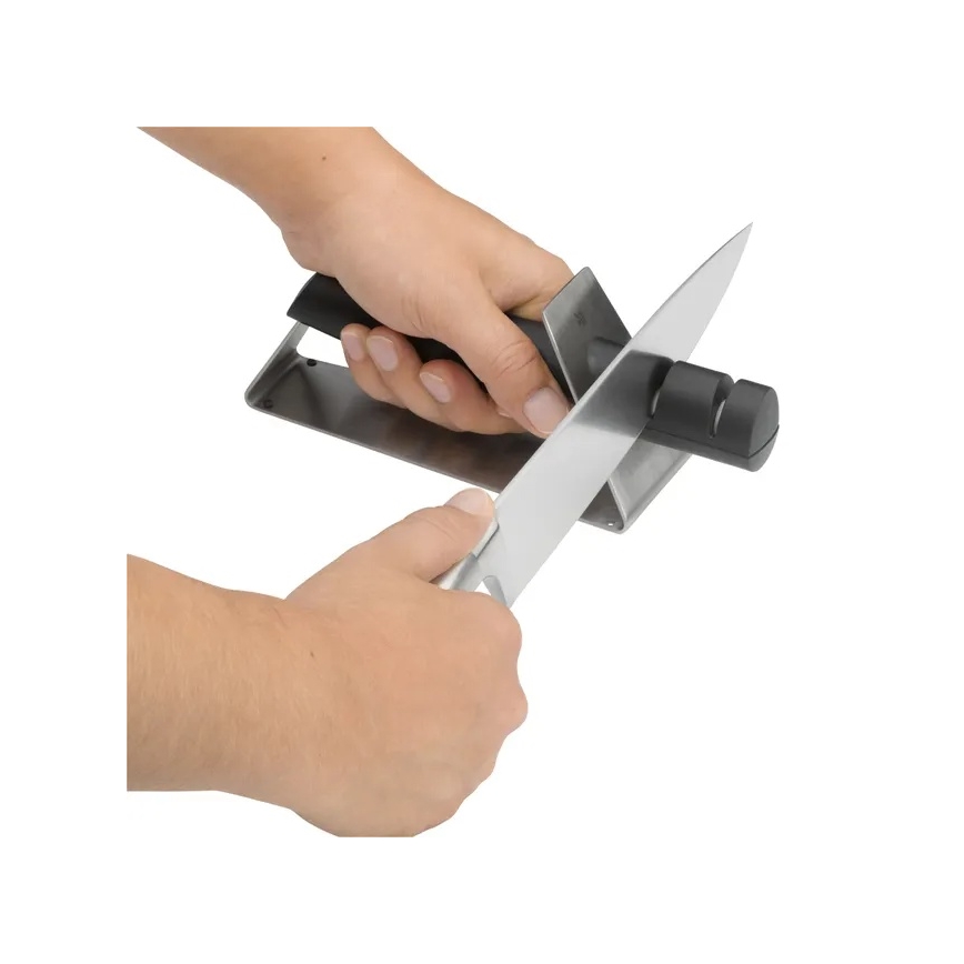 WMF - Oštrač noževa GOURMET 42,5 cm crna/nehrđajući čelik