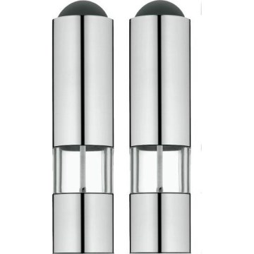 WMF - SET 2x Električni mlinac za začine 6xAAA nehrđajući čelik