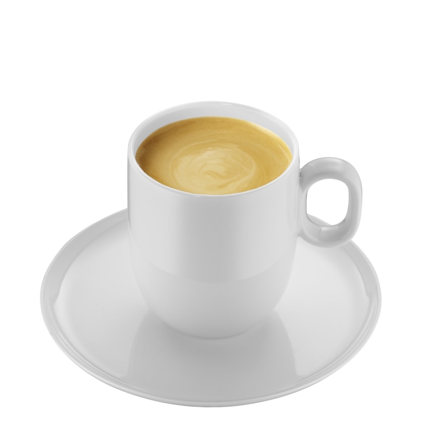 WMF - SET 2x Šalica za café creme s tanjurićem BARISTA 170 ml bijela