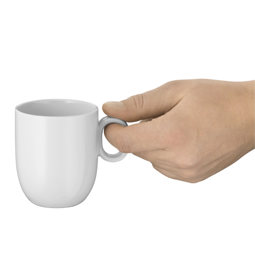 WMF - SET 2x Šalica za café creme s tanjurićem BARISTA 170 ml bijela