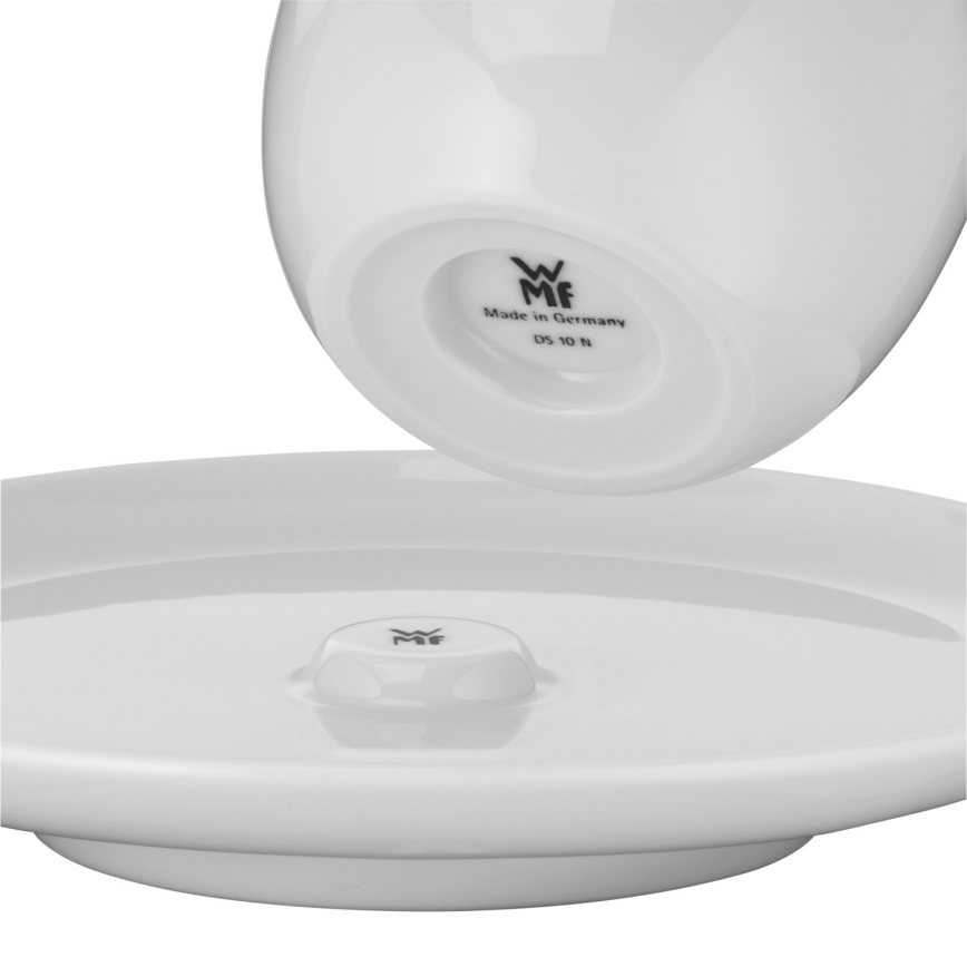 WMF - SET 2x Šalica za café creme s tanjurićem BARISTA 170 ml bijela