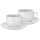 WMF - SET 2x Šalica za cappuccino s tanjurićem BARISTA 160 ml bijela