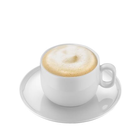 WMF - SET 2x Šalica za cappuccino s tanjurićem BARISTA 160 ml bijela