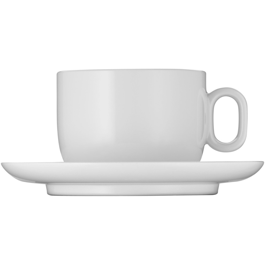 WMF - SET 2x Šalica za cappuccino s tanjurićem BARISTA 160 ml bijela
