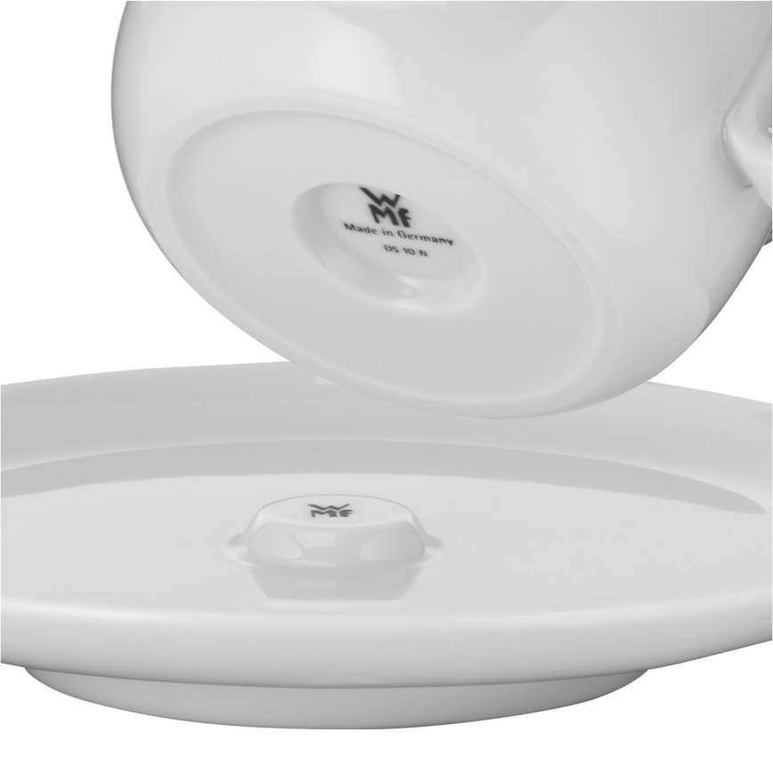WMF - SET 2x Šalica za cappuccino s tanjurićem BARISTA 160 ml bijela