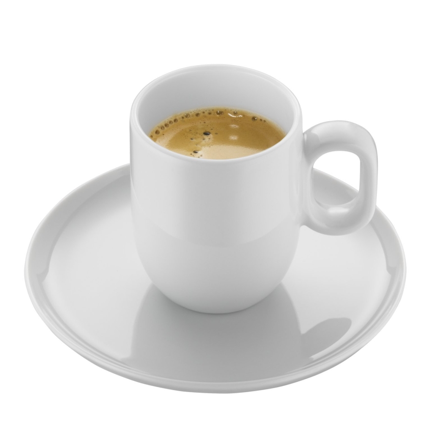 WMF - SET 2x Šalica za espresso s tanjurićem BARISTA bijela