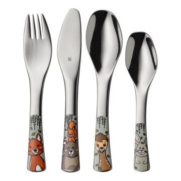 WMF - Set dječjeg pribora za jelo FOREST FRIENDS 4 komada