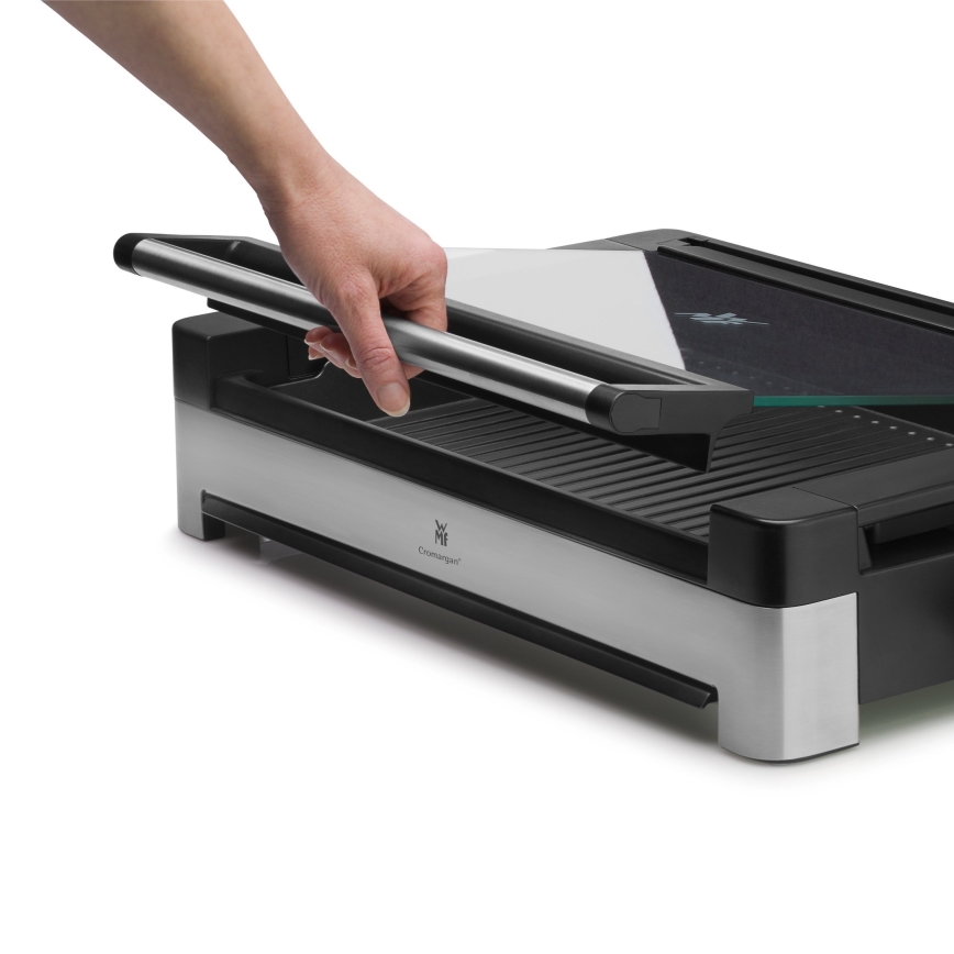WMF - Stolni električni roštilj s poklopcem LONO 2200W/230V nehrđajući