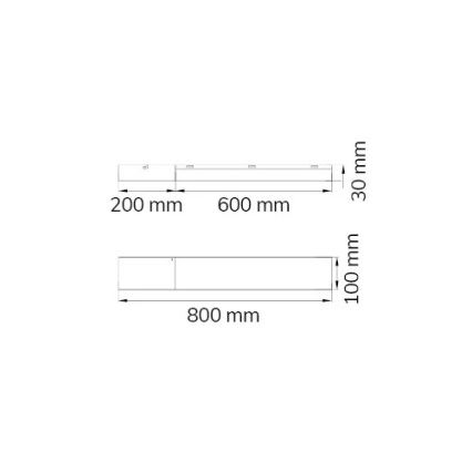 Wofi 11277 - SET 3x LED RGBW Dimmabilno stropno svjetlo FOURLIGHTS LED/30W/230V + daljinski upravljač