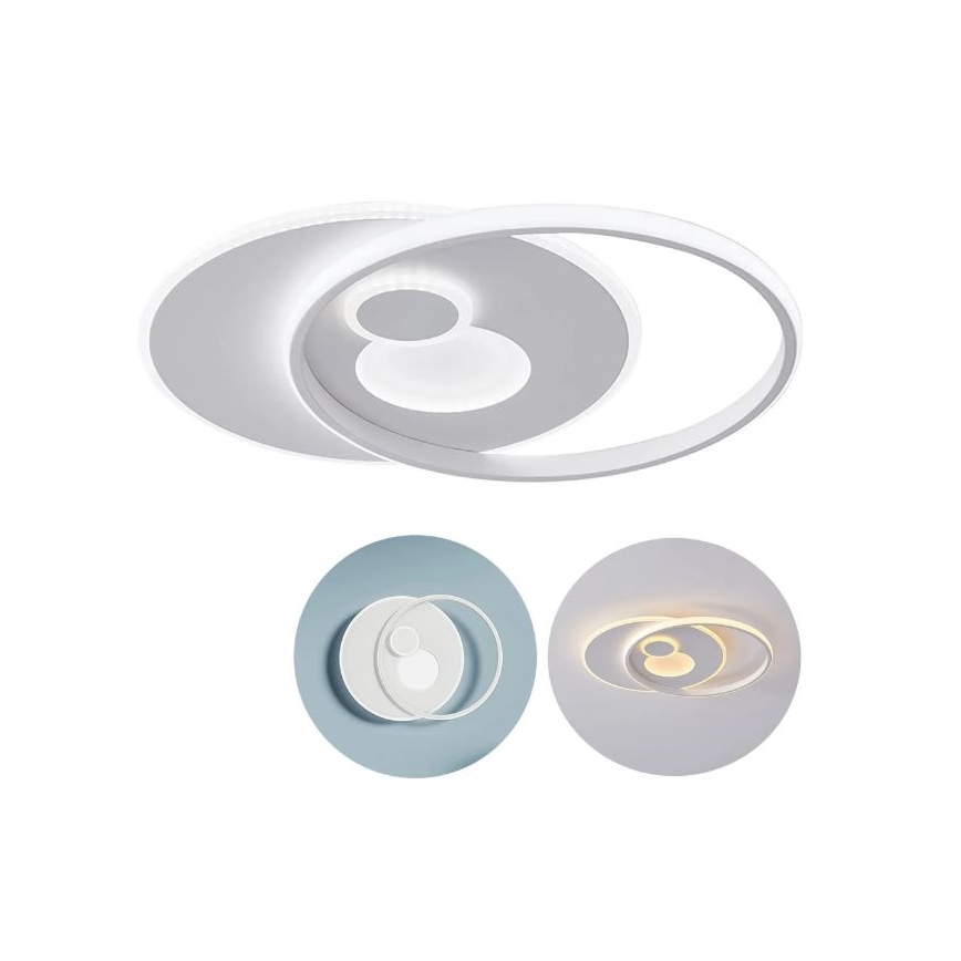 Wofi 11621 - LED Prigušiva stropna svjetiljka AKON LED/38W/230V 2700-5500K + daljinski upravljač