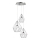 Wofi 12067 - LED prigušivački luster na užetu AMY 3xLED/8W/230V
