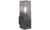 Wofi 12224 - Vanjska zidna svjetiljka sa senzorom MARCOS 1xE27/23W/230V IP54