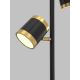 Wofi 3003-304S - LED Prigušiva podna lampa TOULOUSE LED/21W/230V crna/zlatna