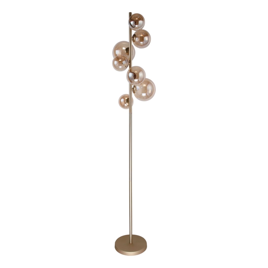 Wofi 3014-701W - LED Podna lampa VILLA 7xG9/3W/230V zlatna