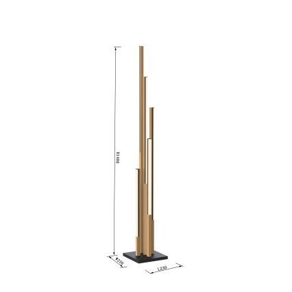 Wofi 3032-506 - LED dimabilna podna lampa CATANIA LED/24W/230V