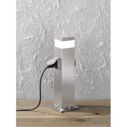 Wofi 3054.01.97.7000 - LED Vanjska lampa s 2 utičnice TARA LED/7W/230V IP44 SCHUKO