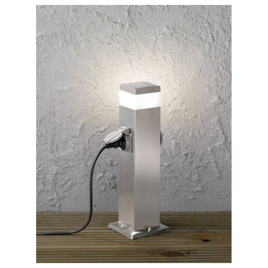 Wofi 3054.01.97.7000 - LED Vanjska lampa s 2 utičnice TARA LED/7W/230V IP44 SCHUKO