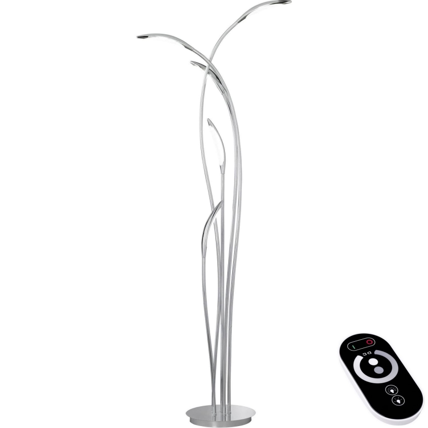 Wofi 3326.05.01.5000 - LED Prigušiva podna lampa HAMPTON 5xLED/5,2W/230V + daljinski upravljač