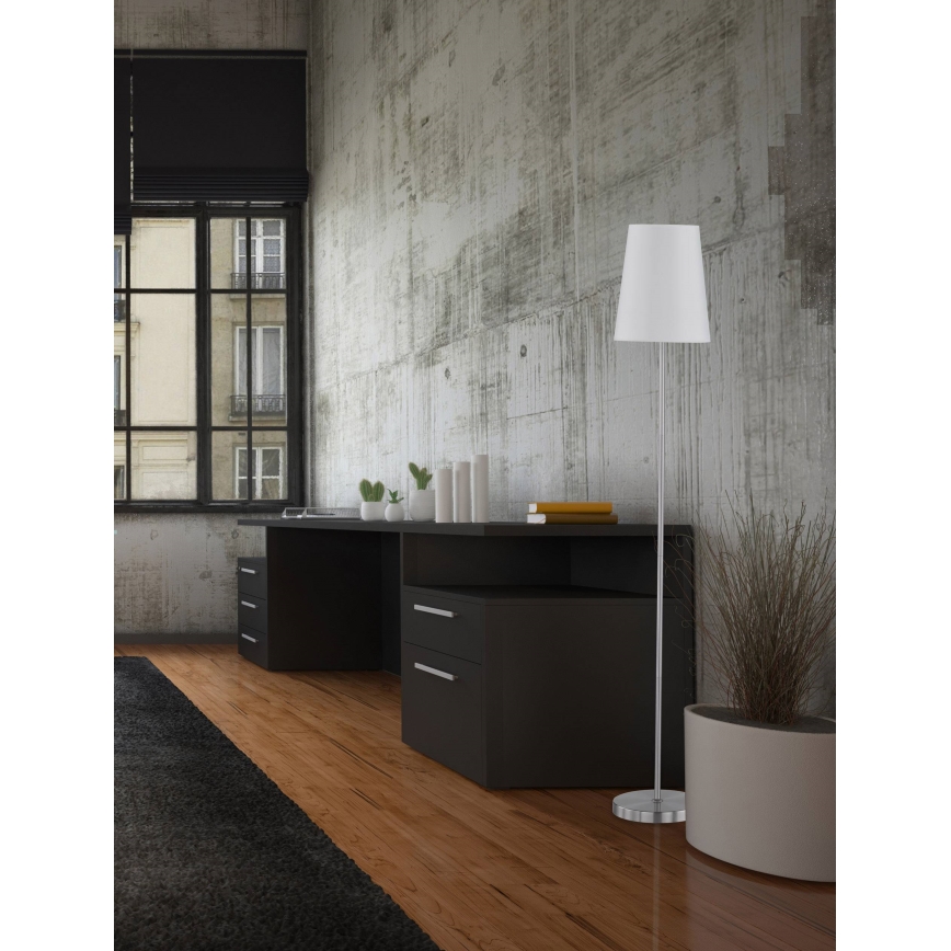 Wofi 3329.01.06.6000 - Podna lampa FYNN 1xE27/60W/230V bijela