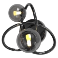 Wofi 4014-205 - LED Zidna svjetiljka NANCY 2xG9/3,5W/230V crni krom