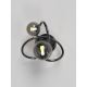 Wofi 4014-205 - LED Zidna svjetiljka NANCY 2xG9/3,5W/230V crni krom