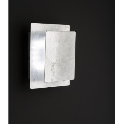 Wofi 4048-103Q - LED Zidna svjetiljka BAYONNE LED/6,5W/230V srebrna