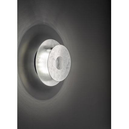 Wofi 4048-203R - LED Zidna svjetiljka BAYONNE LED/6,5W/230V srebrna