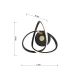 Wofi 4134-104 - LED Zidna svjetiljka INDIGO LED/14W/230V crna/zlatna