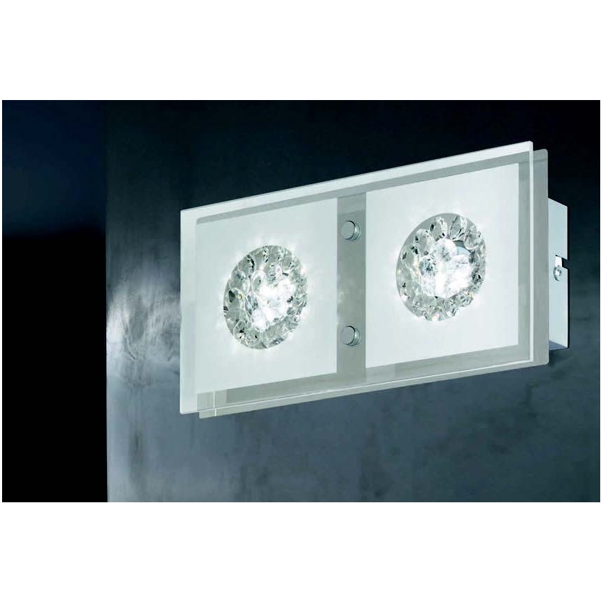 Wofi 4272.02.01.0000 - LED Zidna svjetiljka REIMS 2xLED/4W/230V