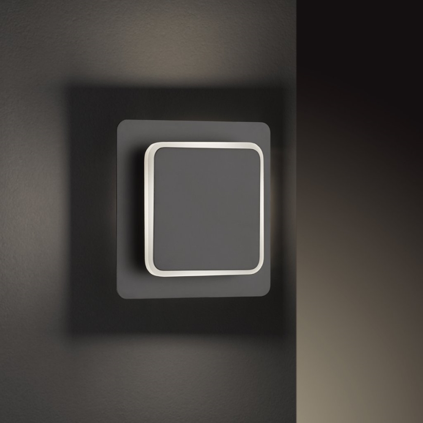 Wofi 4785.01.10.9000 - LED Zidna svjetiljka SUTTER LED/4,5W/230V 3000K crna