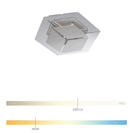 Wofi 4825.01.54.9000 - LED Zidna svjetiljka HARPER LED/12W/230V 3000K