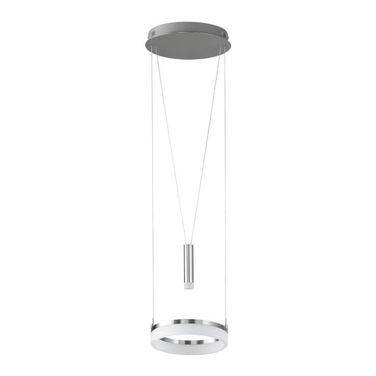 Wofi 6263.02.54.6250 - LED prigušivački luster na užetu JETTE LED/10W/230V + LED/1W