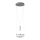 Wofi 6263.02.54.6250 - LED prigušivački luster na užetu JETTE LED/10W/230V + LED/1W