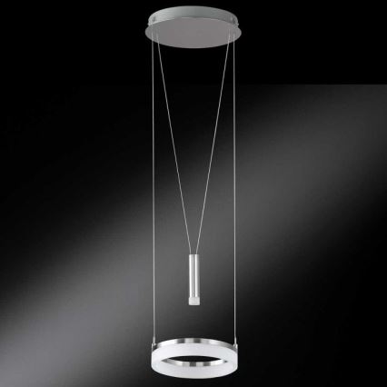 Wofi 6263.02.54.6250 - LED prigušivački luster na užetu JETTE LED/10W/230V + LED/1W