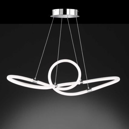 Wofi 6883.01.01.9100 - LED prigušivački luster na užetu MIRA LED/40W/230V 3000-6000K + daljinski upravljač