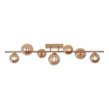 Wofi 7014-701W - LED Nadgradni luster VILLA 7xG9/3W/230V zlatna