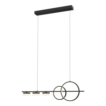 Wofi 7030-502 - LED prigušivačka lustera na užetu MESSINA LED/40W/230V crna