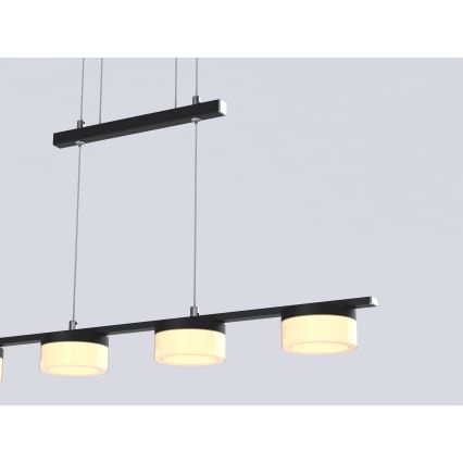Wofi 7054-502 - LED prigušivački luster na užetu JESSE LED/21W/230V crna