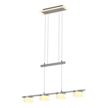 Wofi 7054-503 - LED luster s prigušivanjem na užetu JESSE LED/21W/230V mat krom