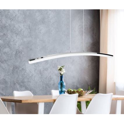 Wofi 7234.01.01.0000 - LED prigušivački luster na užetu COLMAR LED/28,8W/230V