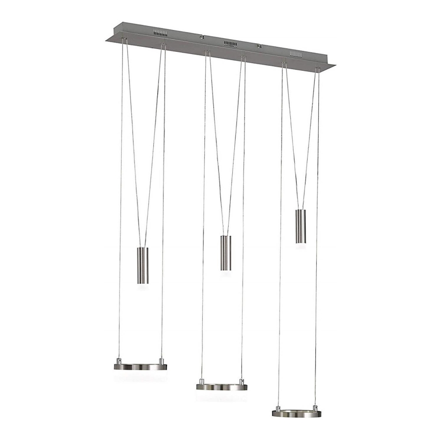 Wofi 7263.06.54.6000 - LED Prigušivi luster na sajli JETTE 3xLED/7,5W/230V + 3xLED/1W