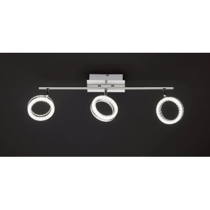 Wofi 7389.03.64.7000 - LED Reflektorska svjetiljka GEZA 3xLED/4,5W/230V 3000K